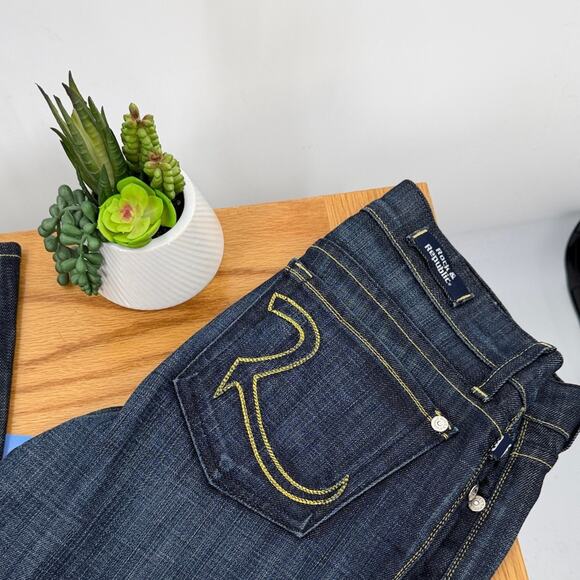 Rock & Republic Denim - Rock & Republic Dark Indigo Bootcut Jeans 28